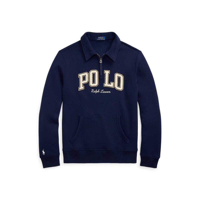 Polo Ralph Lauren Logo Fleece Collared Sweatshirt image number 2
